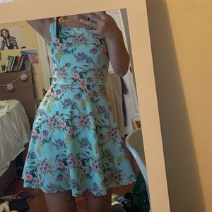 Floral skater dress